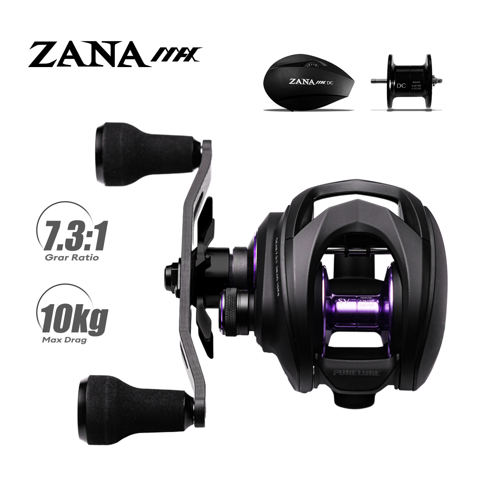 Daiwa Reel Bg - PURELURE ZANA MAX 10KG SV+DC Çift