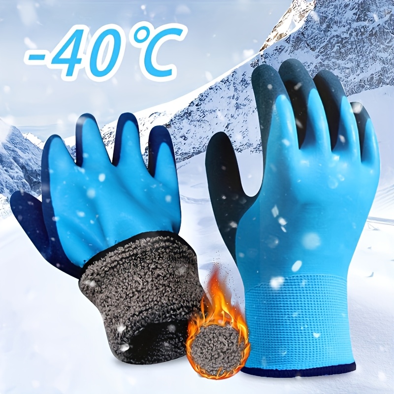 Fishing Gloves - Kış Su Geçirmez ve Sıcak Mekanik