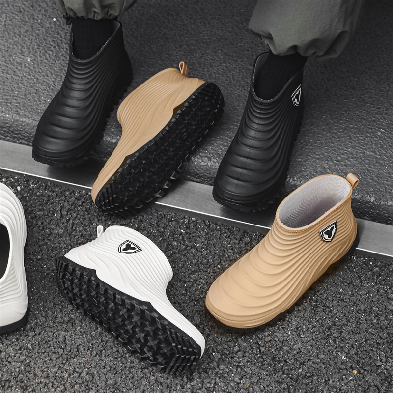Fishing Boots - Erkek yağmur ayakkabıları moda su geçirmez