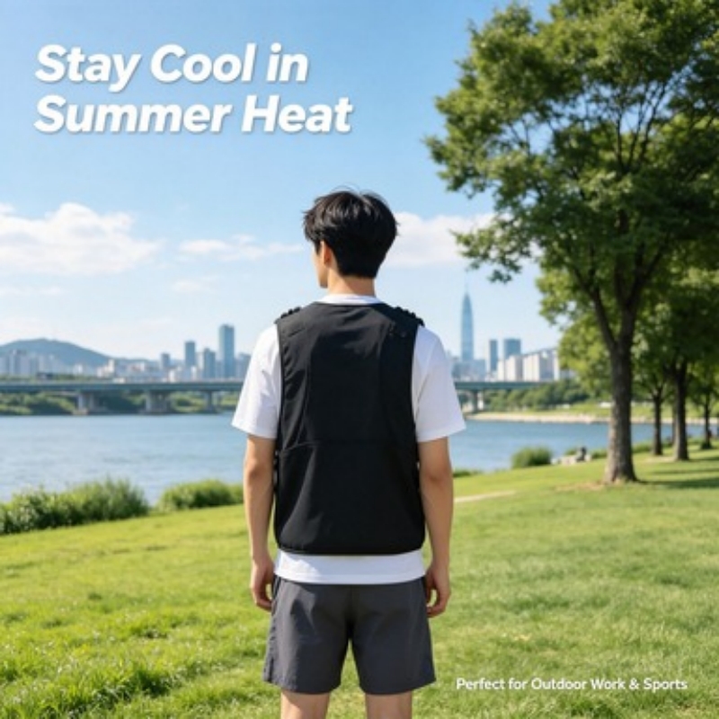 Fishing Vest - Su Soğutmalı Yelek Omuz Askıları Fileli