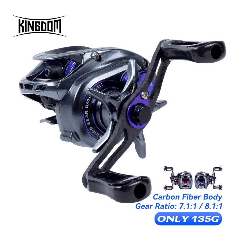 Kastking Reel Zephyr - Krallık Baitcasting balıkçılık Reel 135g Ultra