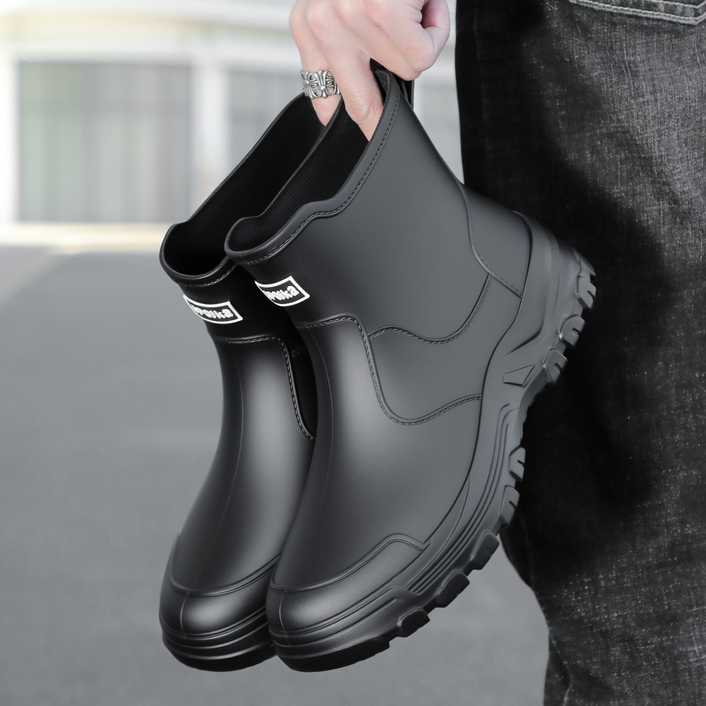 Fishing Boots - Modaya uygun yeni stil erkek orta