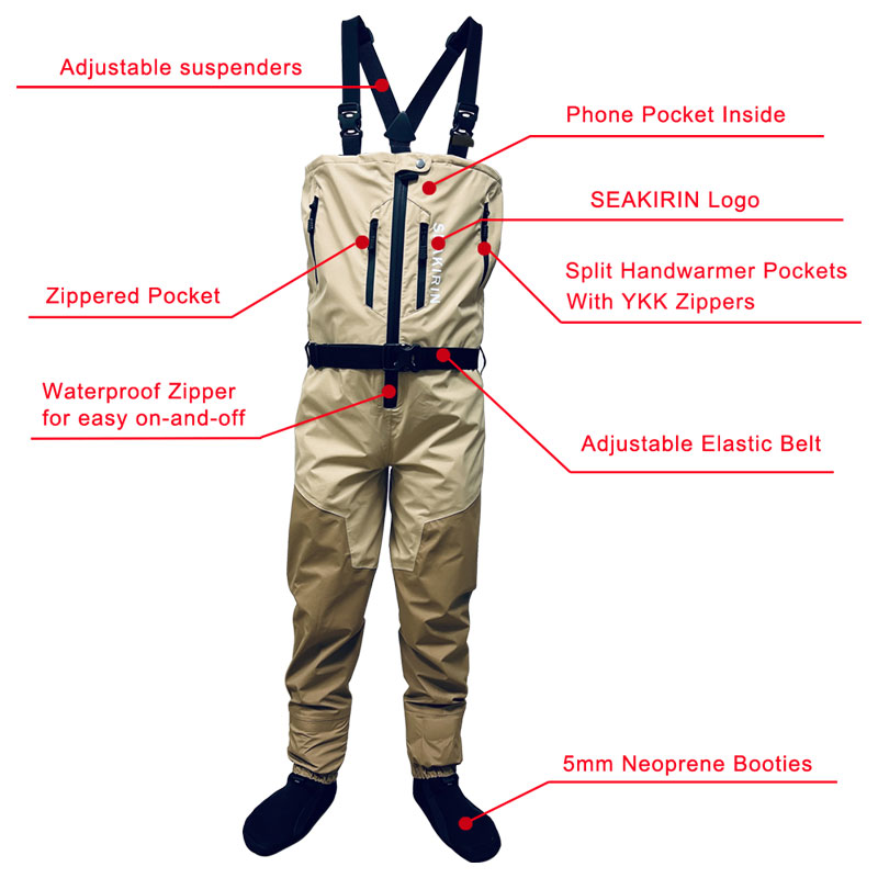 Fermuarlı ön nefes alabilen sa - Fishing Pants Waterproof incelemesi ve fiyatı
