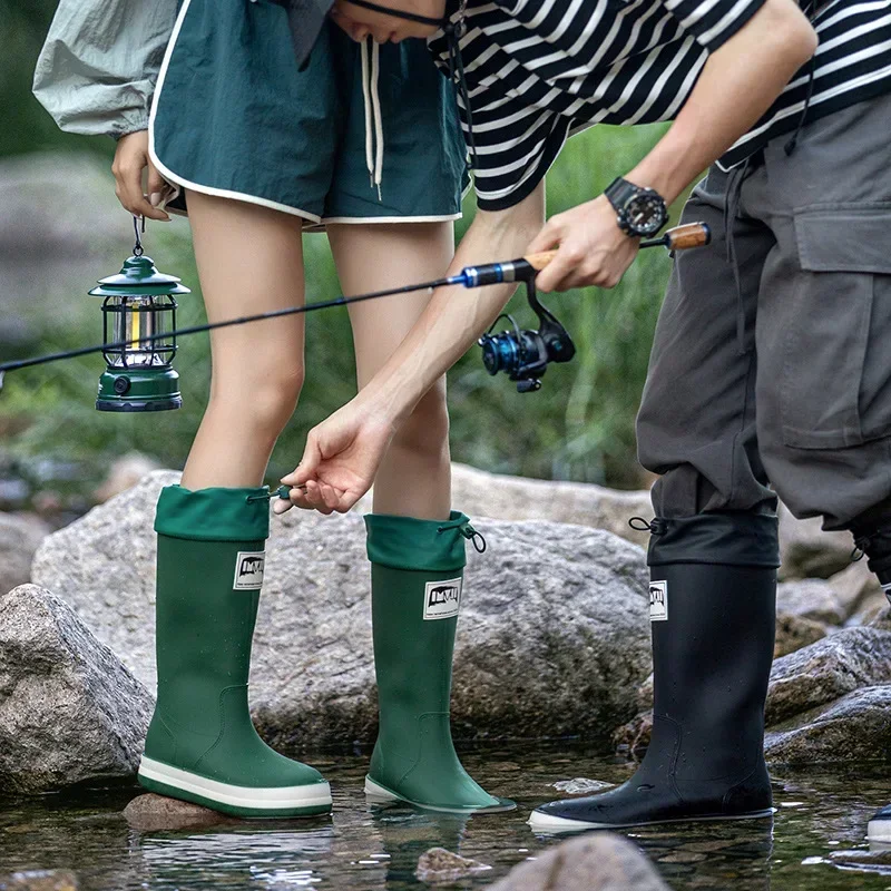 Çiftler yüksek üst yağmur ayak - Fishing Boots incelemesi ve fiyatı