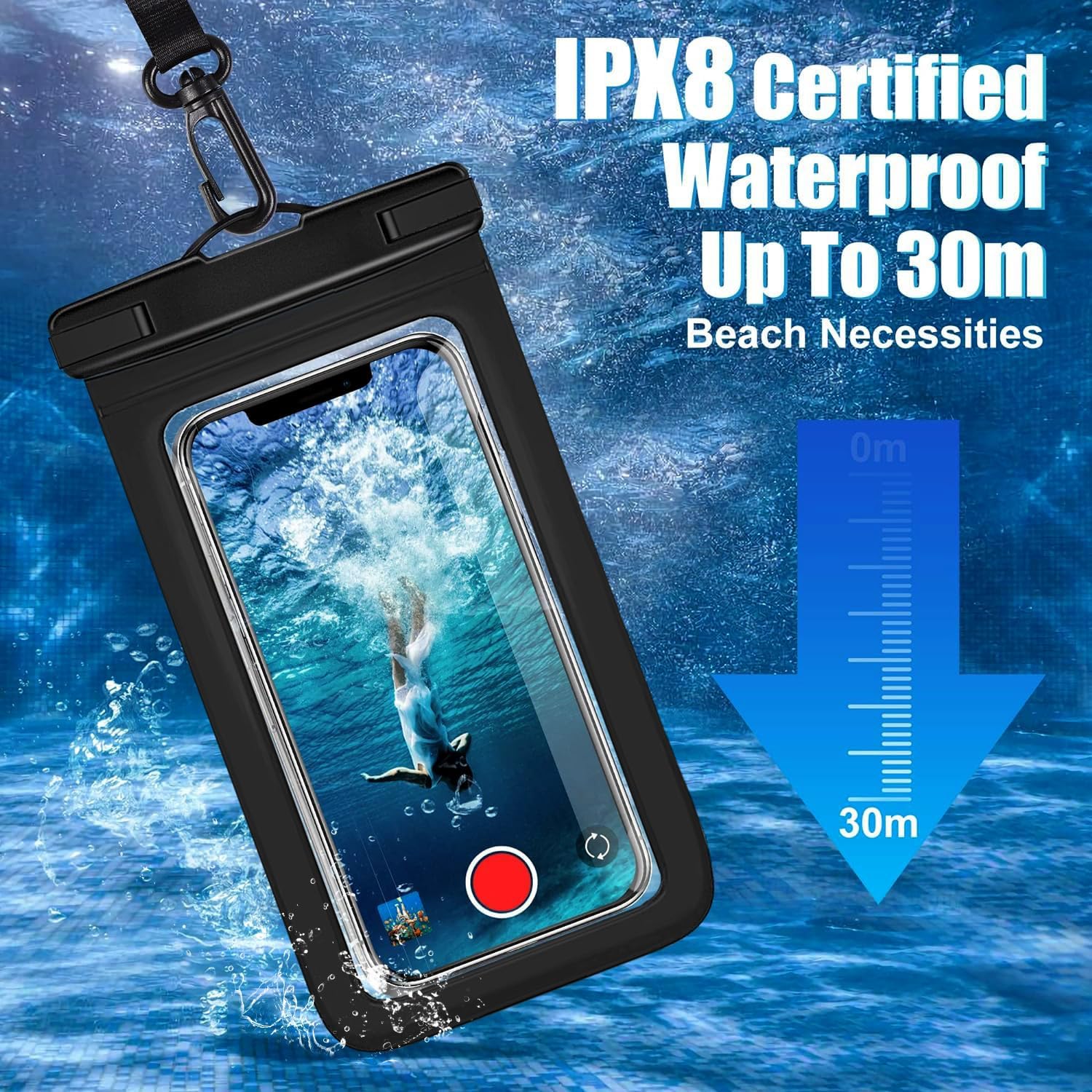 3'lü Paket Çok Renkli IPX8 Su  - Fishing Bag Waterproof incelemesi ve fiyatı