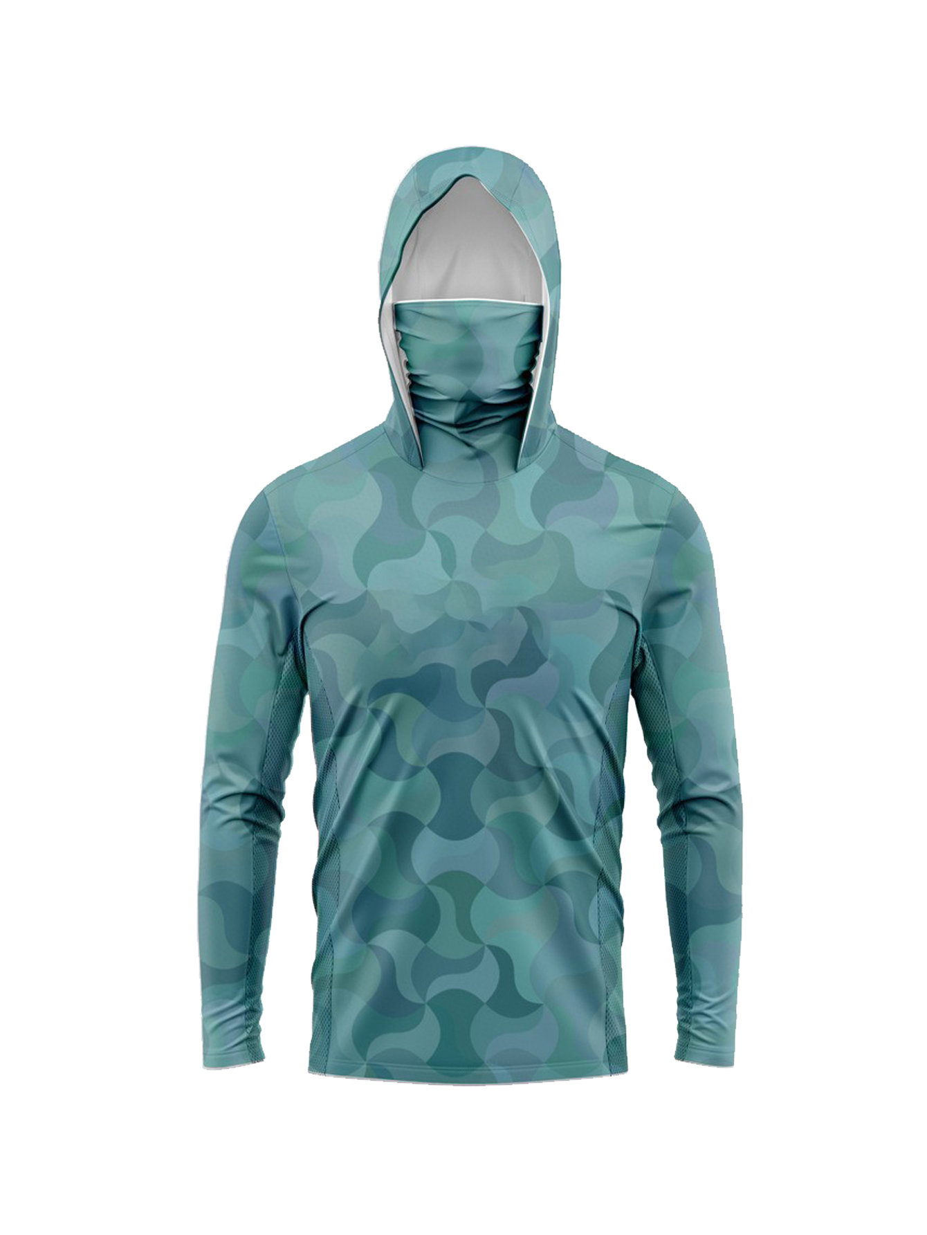 Koyu Mavi Arazi Desenli Kamufl - Fishing Hoodie incelemesi ve fiyatı