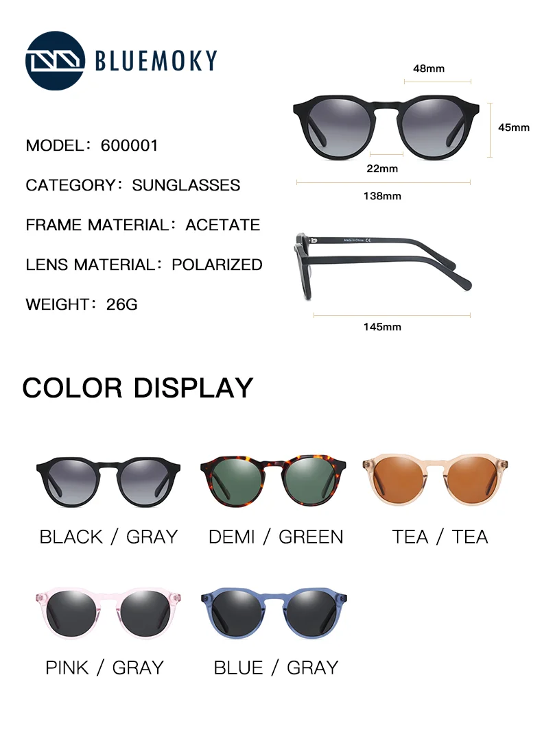 BLUEMOKY Polarize UV400 Koruma - Fishing Sunglasses Polarized incelemesi ve fiyatı